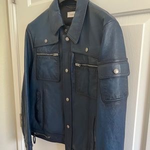 Coach Snap Front Moto Jacket